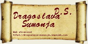 Dragoslava Šumonja vizit kartica